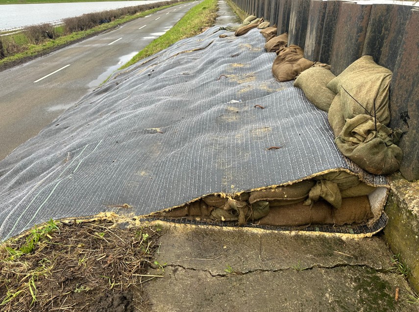 Photo of temporary repair  - supporting image